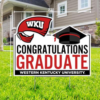 Western Kentucky Congratulations Graduate Lawn Sign