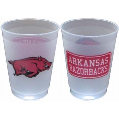 Arkansas 10 Oz Frosted Cup 25 Pack