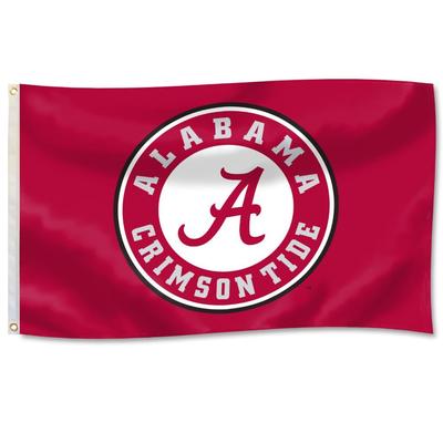 Alabama 3' x 5' Circle Logo House Flag