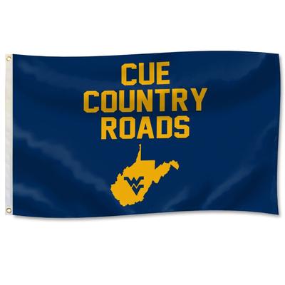 West Virginia 3' x 5' Cue Country Roads House Flag