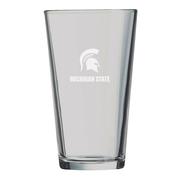  Michigan State 16 Oz Glass