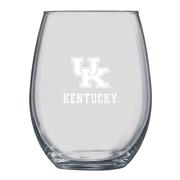  Kentucky 15 Oz Boulder Stemless Glass