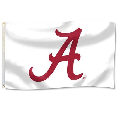 Alabama Applique 3' x 5' Script A Logo House Flag