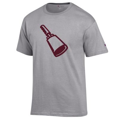 Mississippi State Champion Giant Cowbell Logo Tee OXFORD