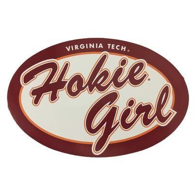 Virginia Tech Hokie Girl Magnet