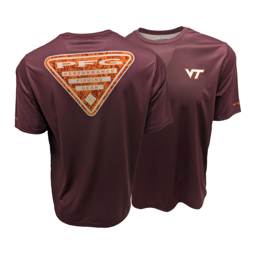 Virginia Tech Columbia PFG Terminal Tackle Tshirt - Maroon