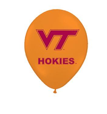 Virginia Tech Latex Balloons (10 pk)