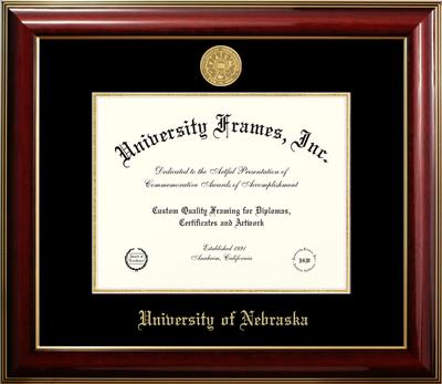 University of Nebraska Classic Diploma Frame