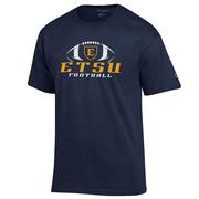  Etsu Champion Men's Football Wordmark Tee