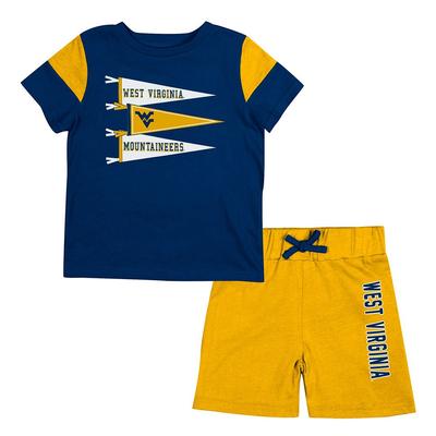 West Virginia Colosseum Infant Herman Tee and Short Set