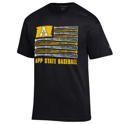 Appalachian State Champion Men's Baseball Flag Tee