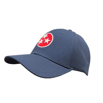 Red/White Tristar Adjustable Snapback Hat