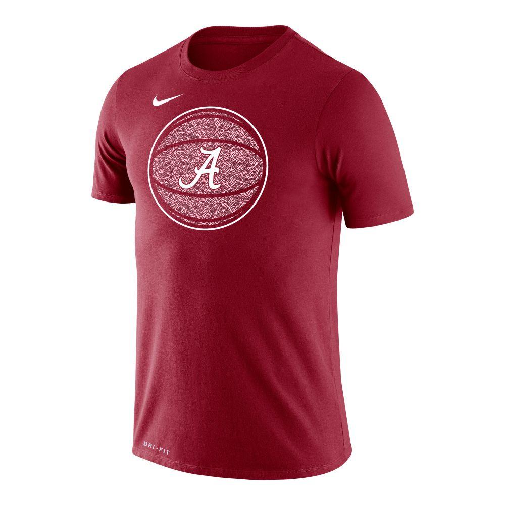 Bama | Alabama Nike Drifit Legend Basketball Logo Short Sleeve Tee ...