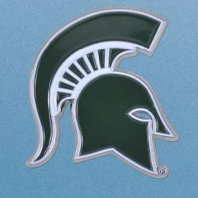 Michigan State Spartan Embossed Emblem