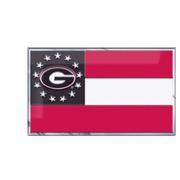  Georgia Embossed Flag Emblem