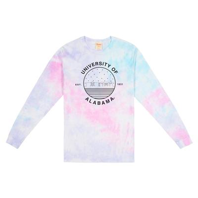 Alabama Uscape Starry Scape Pastel Hand Dyed Tee