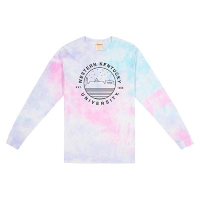 Western Kentucky Uscape Starry Scape Pastel Hand Dyed Tee