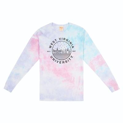 West Virginia Uscape Starry Scape Pastel Hand Dyed Tee