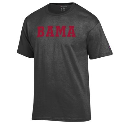 Alabama Champion Bama Wordmark Tee GRANITE_HTHR
