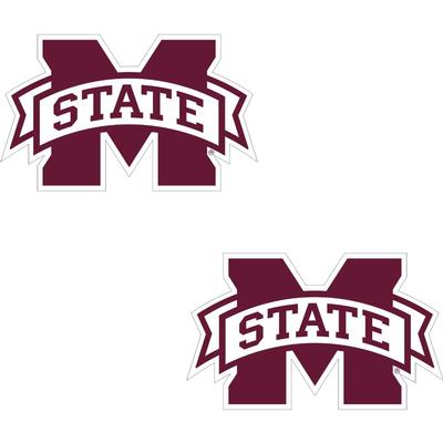 Mississippi State 2 Pack M State Decals
