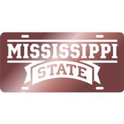  Mississippi State Reflective Wordmark License Plate