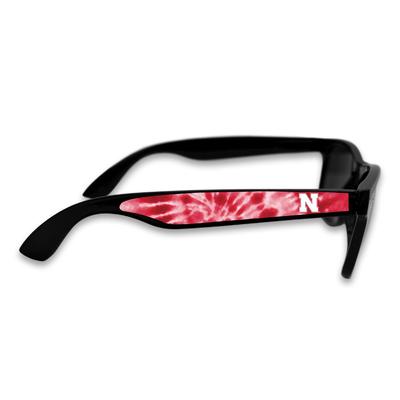 Nebraska Retro Tie Dye Sunglasses