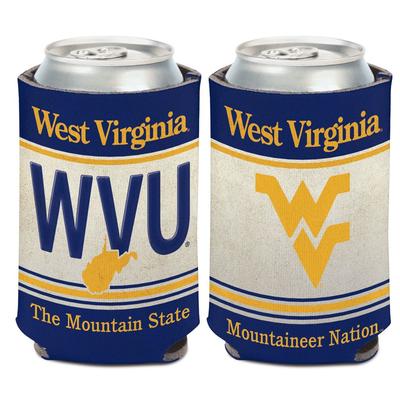 WVU Mountain State Can Cooler