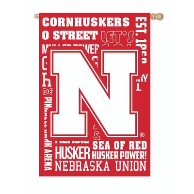 Nebraska Linen Fan Rules House Flag