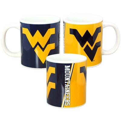 West Virginia 20 Oz Split Color Mug
