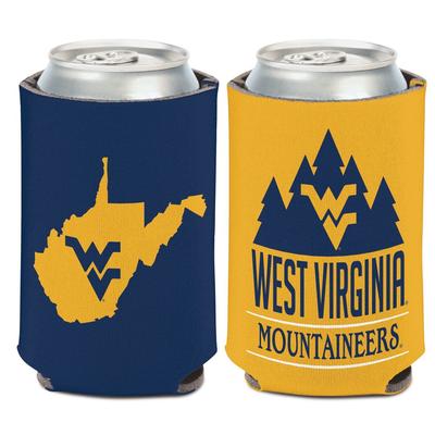 West Virginia 12 Oz Hipster Can Cooler