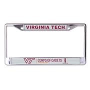  Virginia Tech Corps Of Cadets License Plate Frame