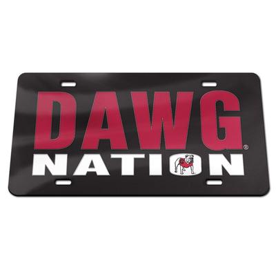 Georgia Dawg Nation License Plate