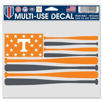 Tennessee Baseball Flag Decal