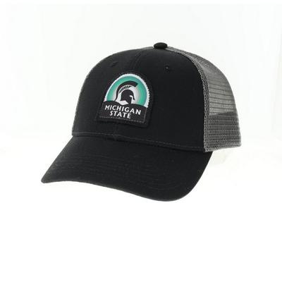Michigan State Legacy YOUTH Lo-Pro Structured Hat BLK/DK_GREY_MESH
