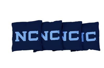 UNC Victory Tailgate Vault Navy Cornhole Bag Set