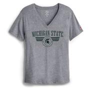  Michigan State League Intramural Captain's Wings V- Neck Tee