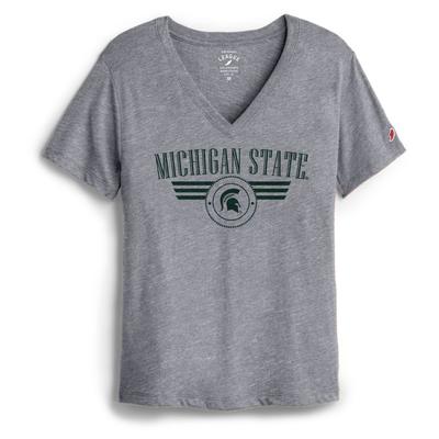 Michigan State League Intramural Captain's Wings V-Neck Tee