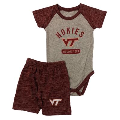 Virginia Tech Infant Boys Onesie/Shorts Set