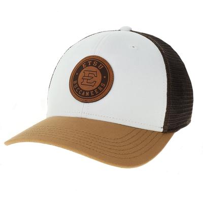 ETSU Legacy Mid-Pro Leather Patch Trucker Hat