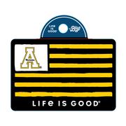 App State Life Is Good Flag Decal