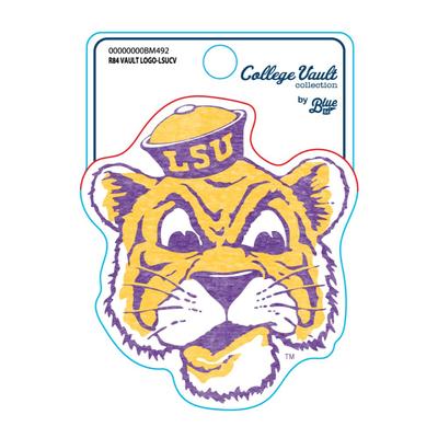 LSU Vault Cartoon Tiger Head Decal
