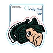  Michigan State Vault Sparty Head Decal