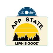  App State Life Is Good Mountain Decal