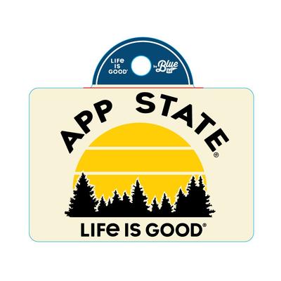 App State Life is Good Mountain Decal