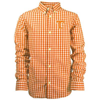 Tennessee Garb YOUTH Gingham Lucas Button Down