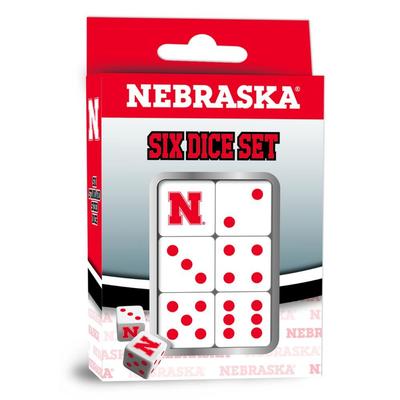 Nebraska 6 Dice Set