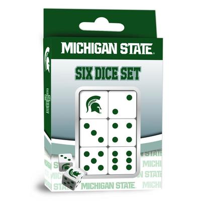 Michigan State 6 Dice Set