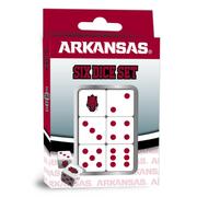  Arkansas 6 Dice Set