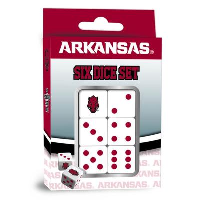 Arkansas 6 Dice Set