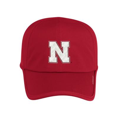 Nebraska Adidas Superlight Runners Adjustable Hat